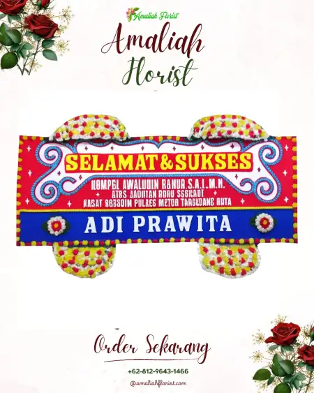 Papan Bunga Ucapan Selamat Sayung