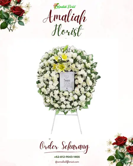 Krans Bunga Duka Sayung